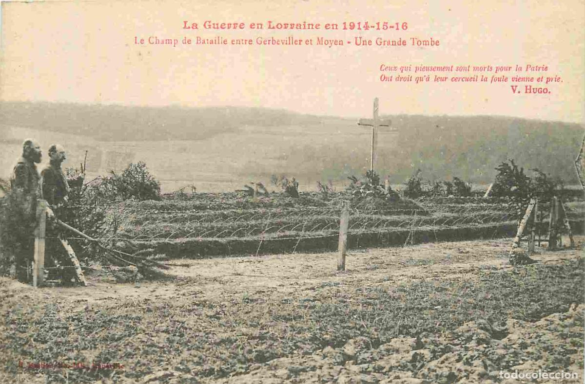 Cartes Postales: France - 54 - Gerbeviller - Guerre 1914-1918 - Le champ de bataille entre Gerbeviller et Moyen - une