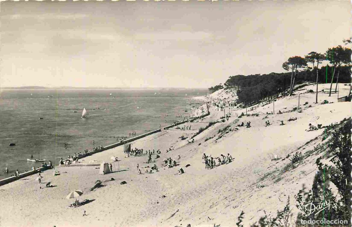 Cartes Postales: France - 33 - Arcachon - Les abatiles - la plage - Mention Photographie v&eacute;ritable - Carte Dentel&eacute;e -