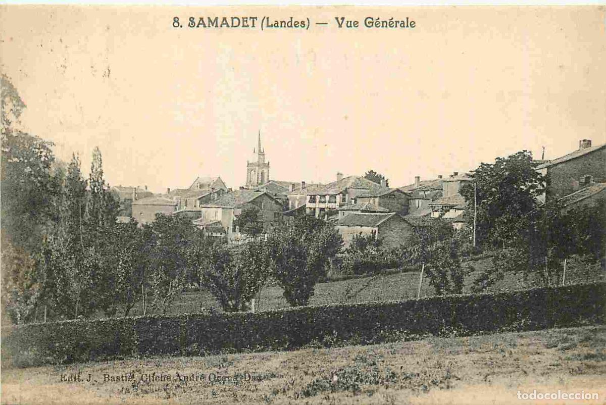 Postais: France - 40 - Samadet - Vue g&eacute;n&eacute;rale - CPA - Oblit&eacute;ration de 1929 - Voir Scans Recto-Verso