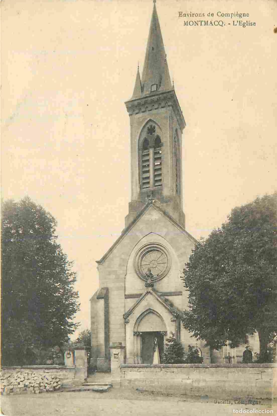 Postais: France - 60 - Montmacq - L'&Eacute;glise - CPA - Voir Scans Recto-Verso