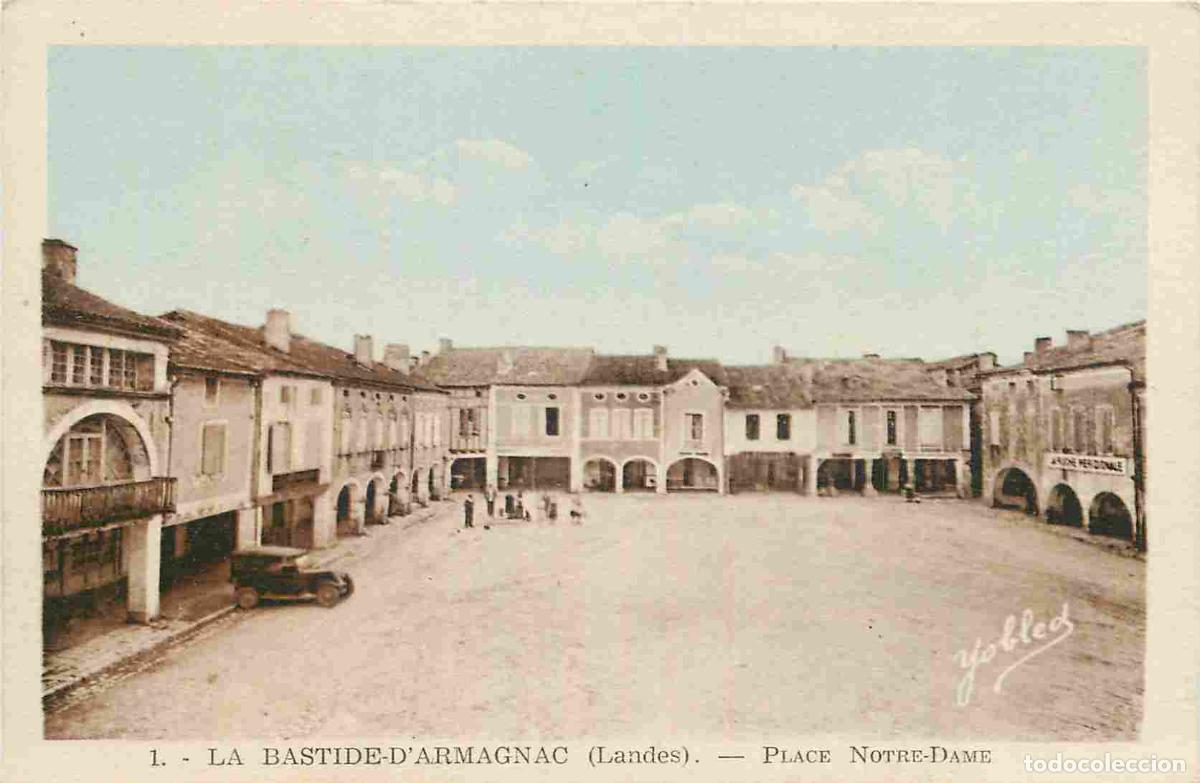 Postais: France - 40 - Labastide d'Armagnac - Place Notre Dame - CPA - Voir Scans Recto-Verso