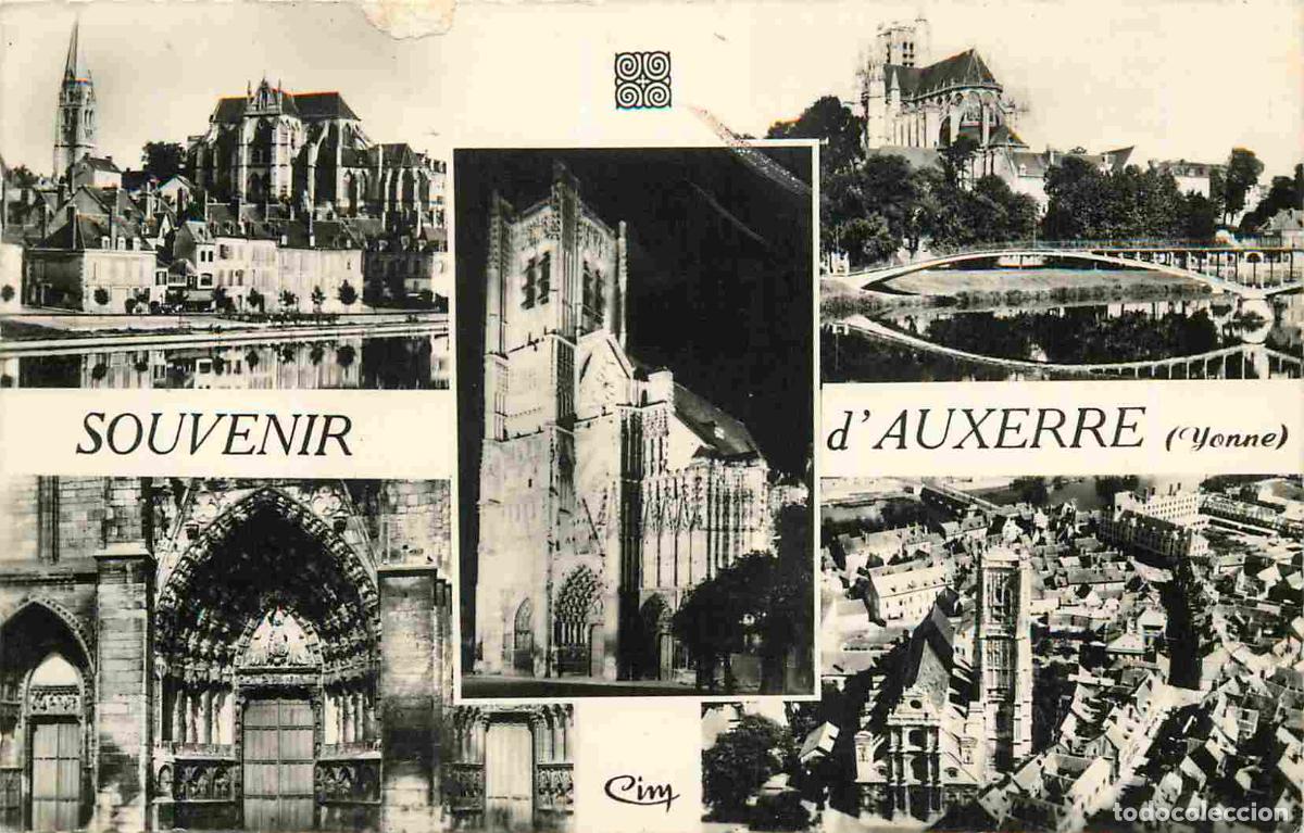 Postkarten: France - 89 - Auxerre - Multivues - Mention Photographie v&eacute;ritable - Carte Dentel&eacute;e - CPSM format CP