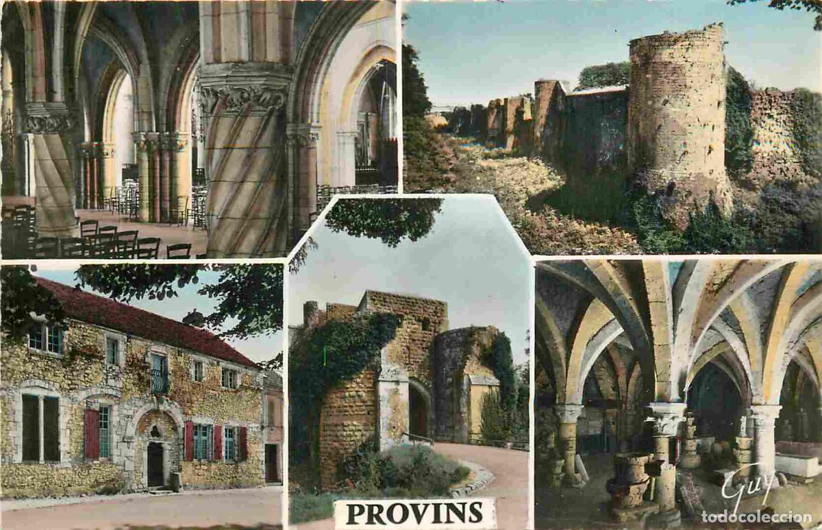 Postais: France - 77 - Provins - Multivues - Coloris&eacute;e - Carte Dentel&eacute;e - CPSM format CPA - Voir Scans Recto-