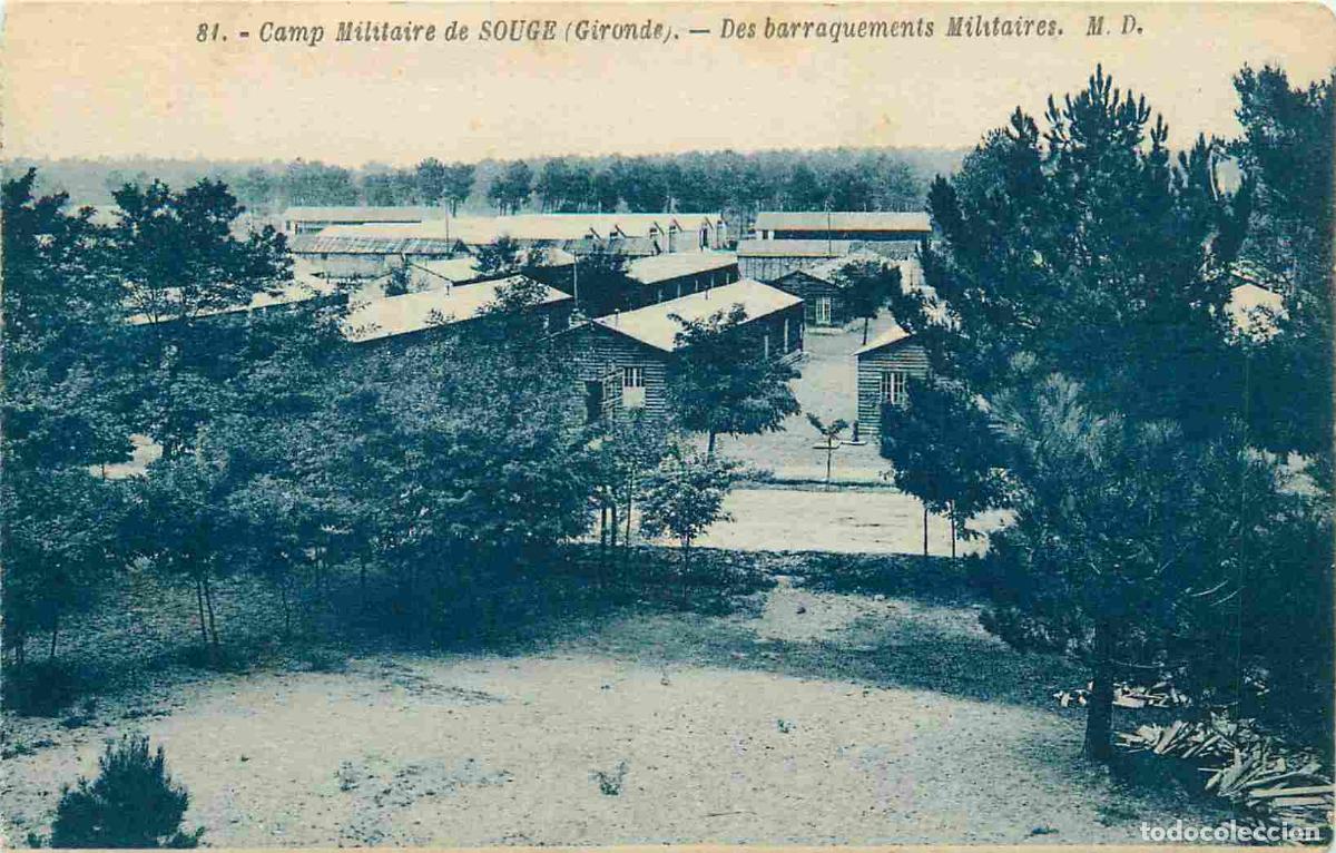 Postais: France - 33 - Souge - Camp Militaire de Souge - Des baraquements militaires - CPA - Voir Scans Recto