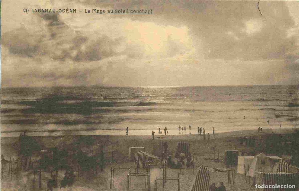Postais: France - 33 - Lacanau Oc&eacute;an - La plage au soleil couchant - CPA - Voir Scans Recto-Verso
