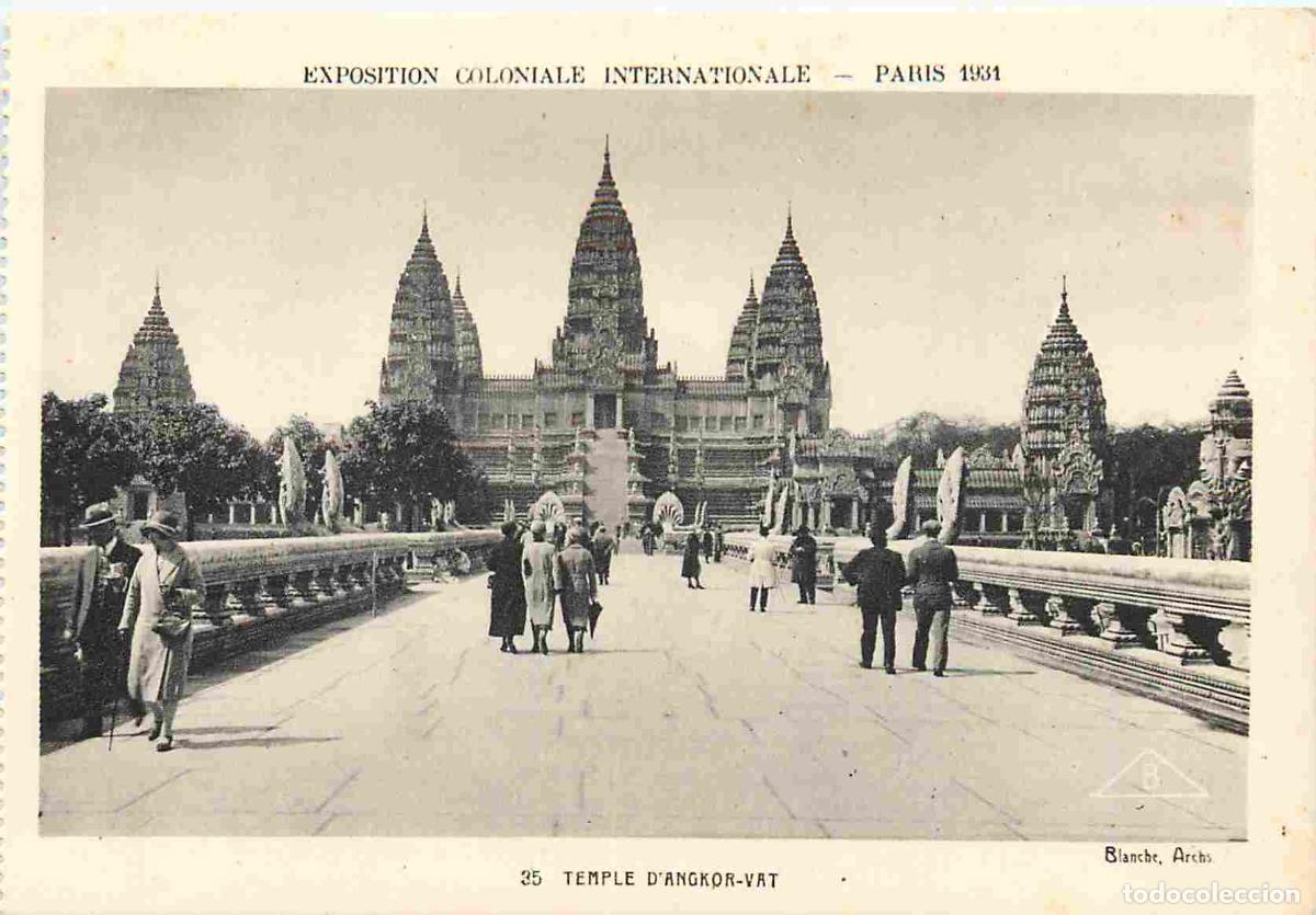 Postkarten: France - 75 - Paris - Exposition Coloniale internationale de 1931 - Temples d'Angkor Vat - Anim&eacute;e -