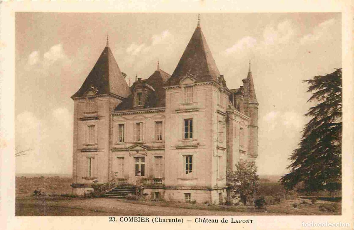 Postais: France - 16 - Combier - Ch&acirc;teau de Lafont - Carte Dentel&eacute;e - CPA - Voir Scans Recto-Verso