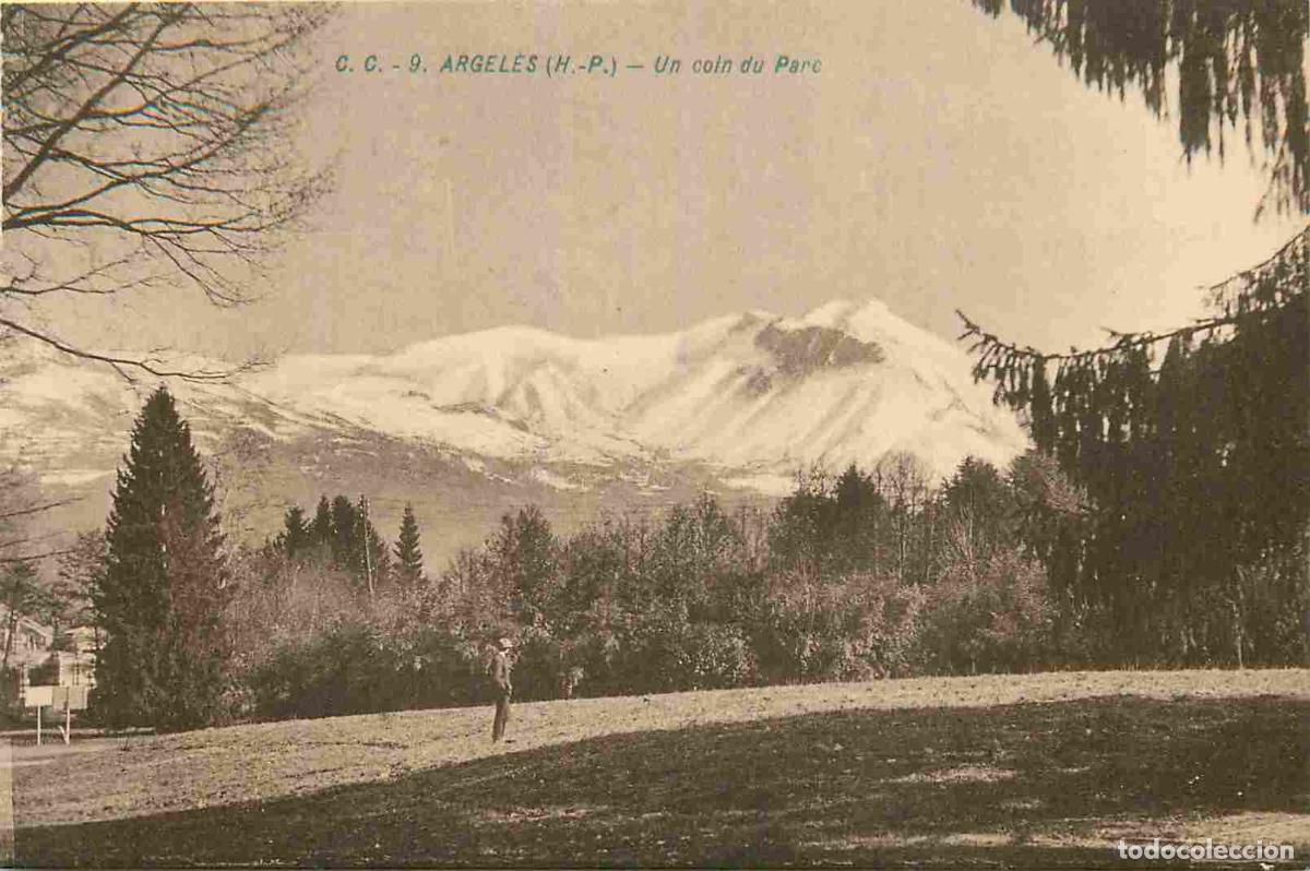 Postkarten: France - 65 - Argel&egrave;s Gazost - Un coin du parc - Carte provenant d'un Carnet - CPA - Voir Scans Rect