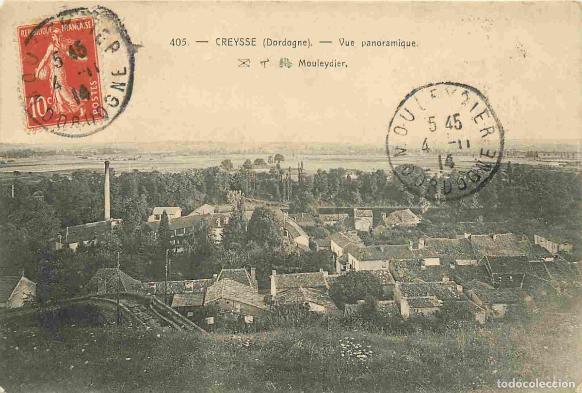 Postcards: France - 24 - Creysse - Vue panoramique - CPA - Oblit&eacute;ration de 1914 - Voir Scans Recto-Verso