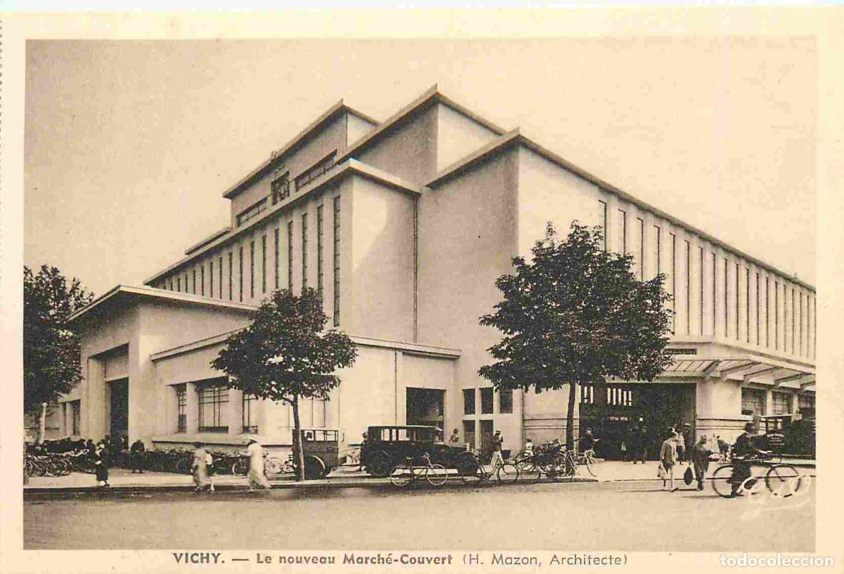 Postcards: France - 03 - Vichy - Le nouveau march&eacute; couvert - Anim&eacute;e - Carte provenant d'un Carnet - CPA - Voir