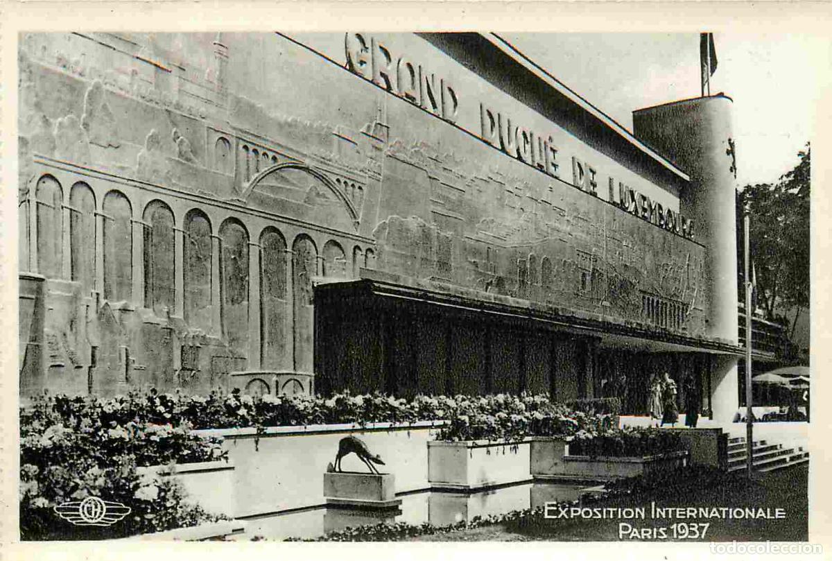 Postcards: France - 75 - Paris - Exposition internationale de 1937 - Pavillon du Luxembourg - Carte provenant d