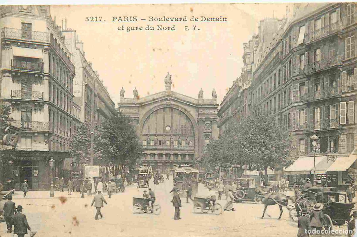 Postcards: France - 75 - Paris - Boulevard de Denain et Gare du Nord - Anim&eacute;e - CPA - Voir Scans Recto-Verso