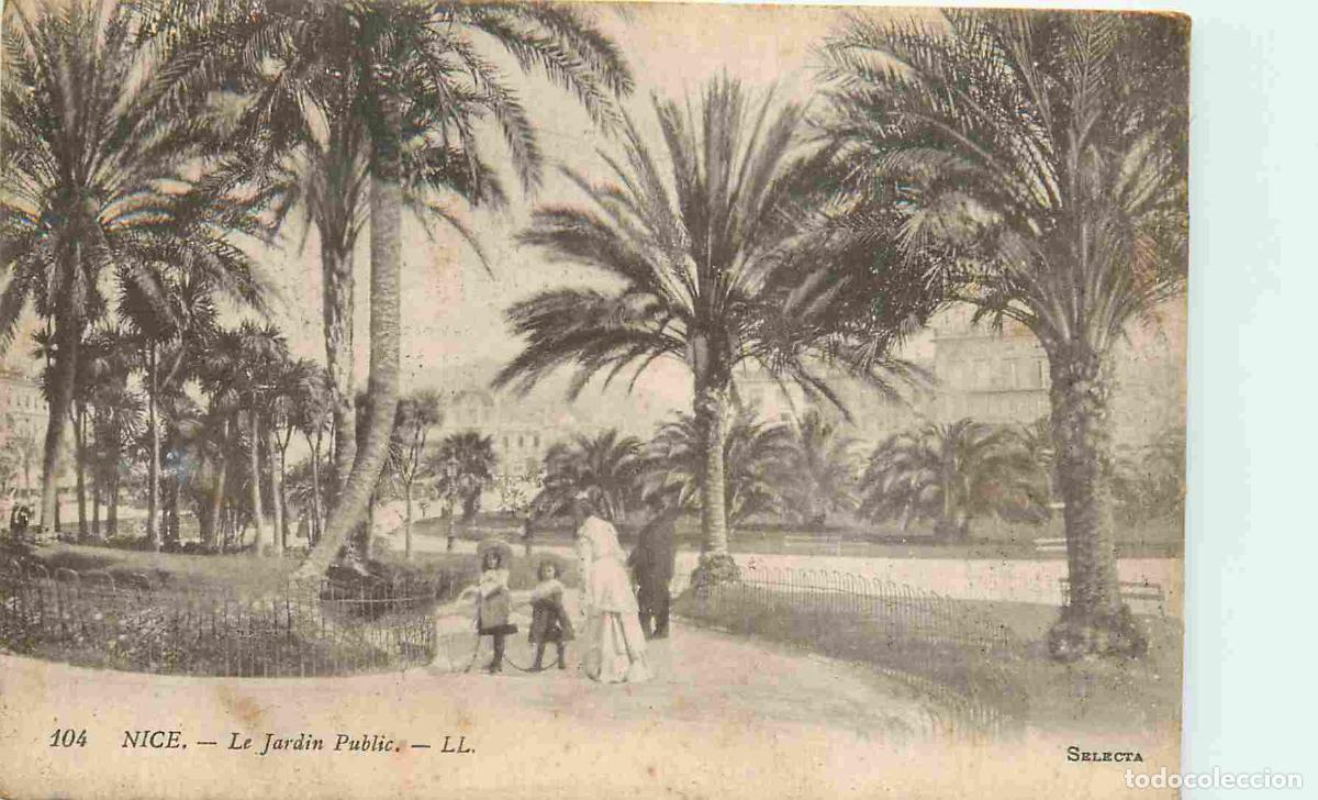 Postcards: France - 06 - Nice - Le jardin public - Anim&eacute;e - CPA - Voir Scans Recto-Verso