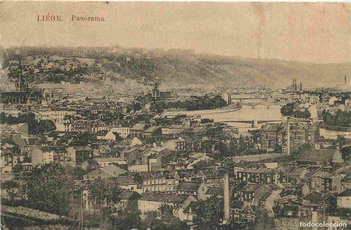 Postcards: Belgique - Li&egrave;ge - Panorama - CPA - Oblit&eacute;ration de 1912 - Voir Scans Recto-Verso