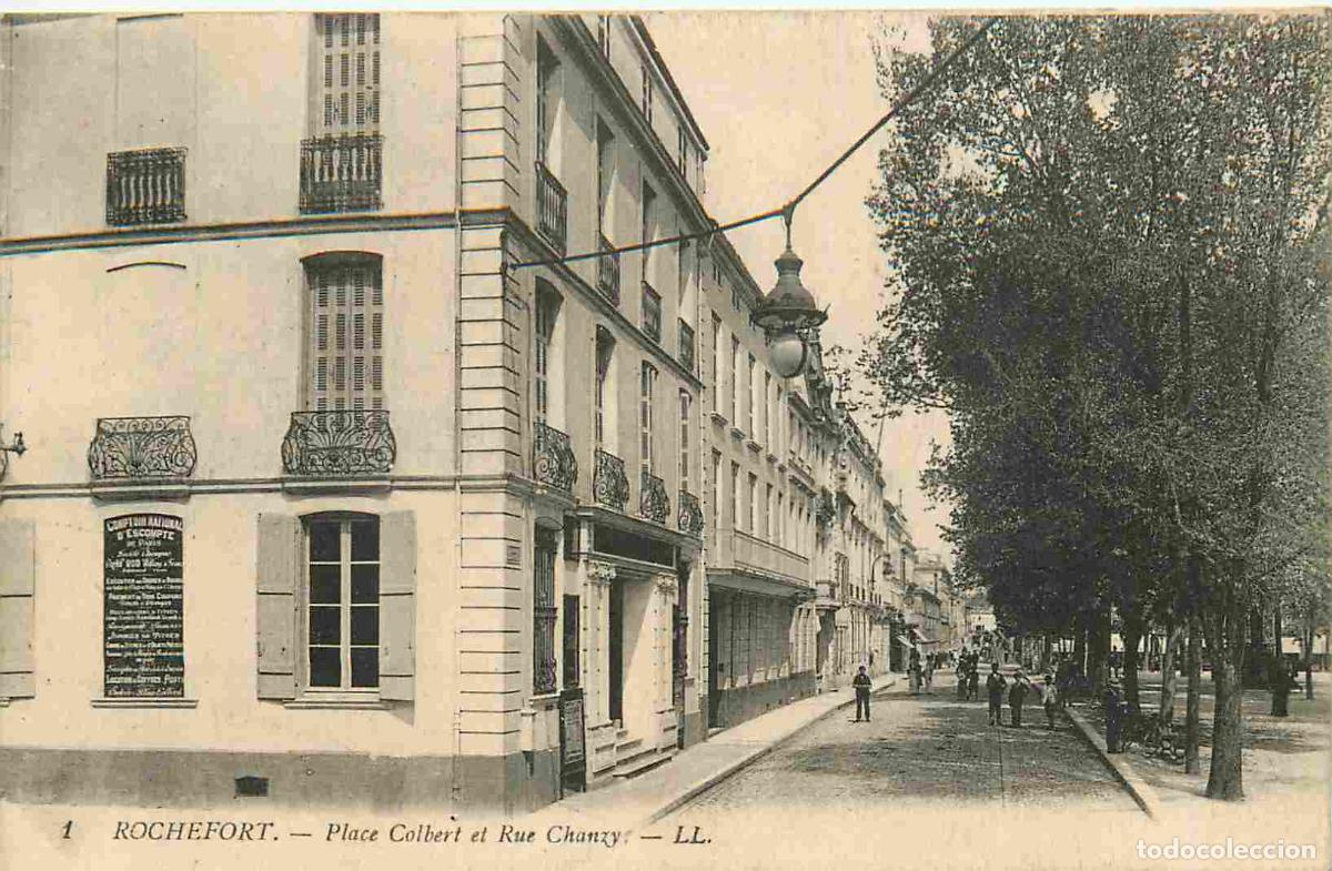 Postais: France - 17 - Rochefort sur Mer - Place Colbert et rue Chanzy - Anim&eacute;e - CPA - Voyag&eacute;e en 1917 - Voi