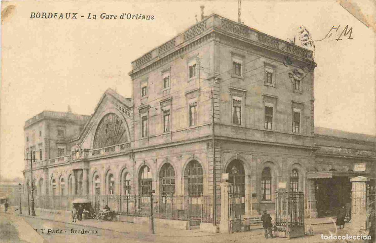 Postais: France - 33 - Bordeaux - La gare d'Orl&eacute;ans - Anim&eacute;e - CPA - Voyag&eacute;e en 1916 - Voir Scans Recto-Verso