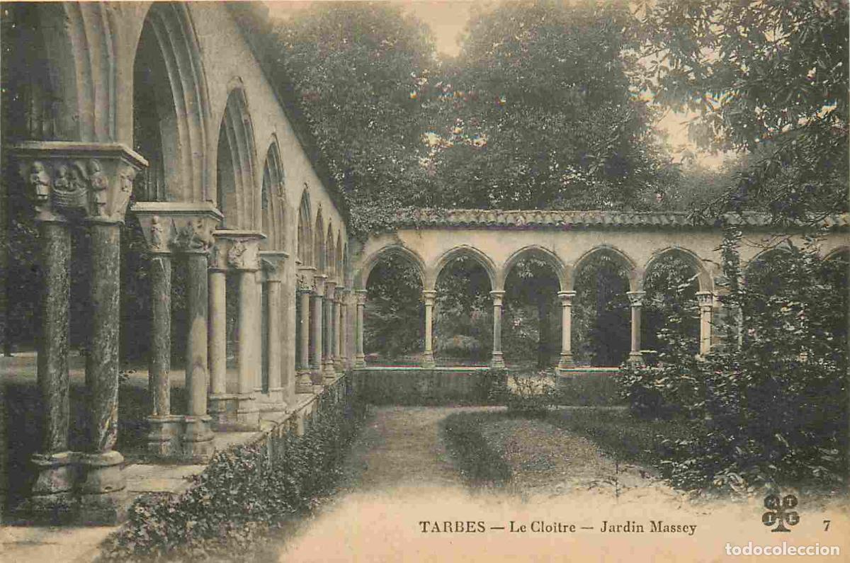 Postcards: France - 65 - Tarbes - Le Clo&icirc;tre - jardin Massey - Carte provenant d'un Carnet - CPA - Voir Scans R