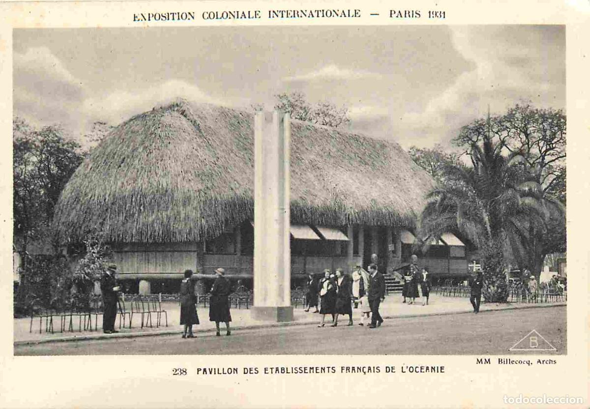 Postales: France - 75 - Paris - Exposition Coloniale internationale de 1931 - L'avion des &eacute;tablissements fran&ccedil;