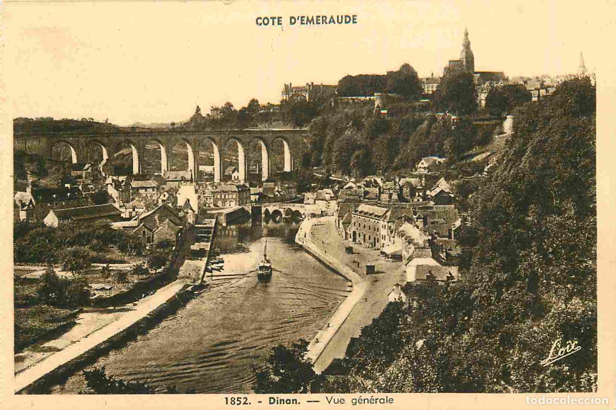 Postales: France - 22 - Dinan - Vue g&eacute;n&eacute;rale - Carte provenant d'un Carnet - CPA - Voir Scans Recto-Verso