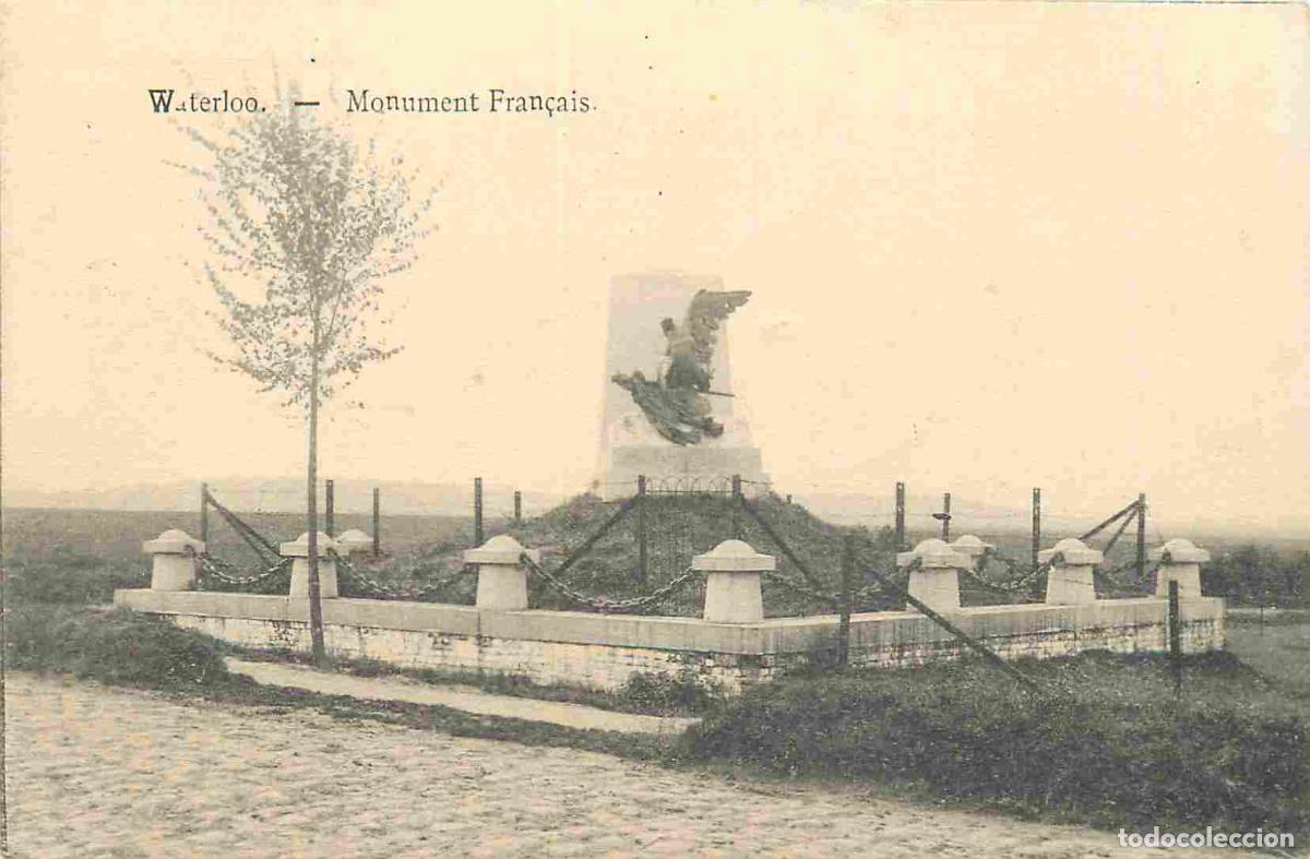 Cartes Postales: Belgique - Waterloo - Monument Fran&ccedil;ais - CPA - Oblit&eacute;ration de 1912 - Etat l&eacute;g&egrave;re froissure - Voir