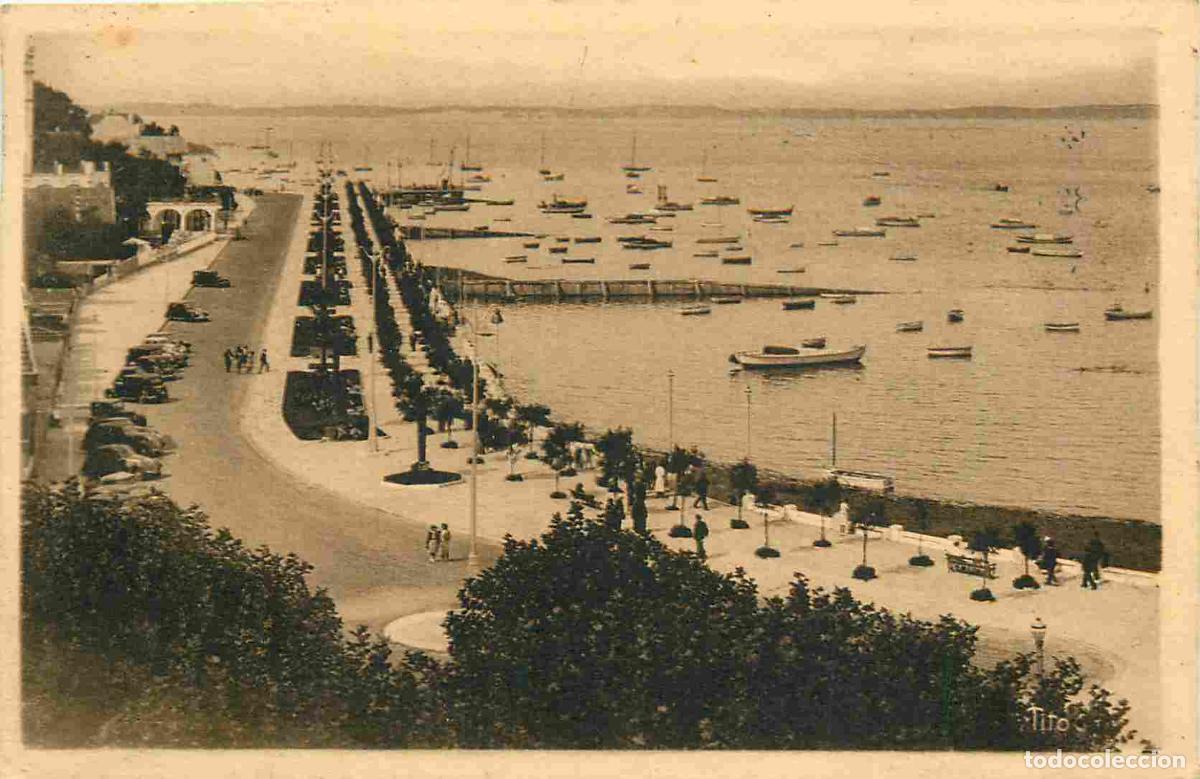Cartes Postales: 33 - Arcachon - Le nouveau boulevard promenade - Le bassin - CPA - Oblit&eacute;ration de 1940 - Voir Scan