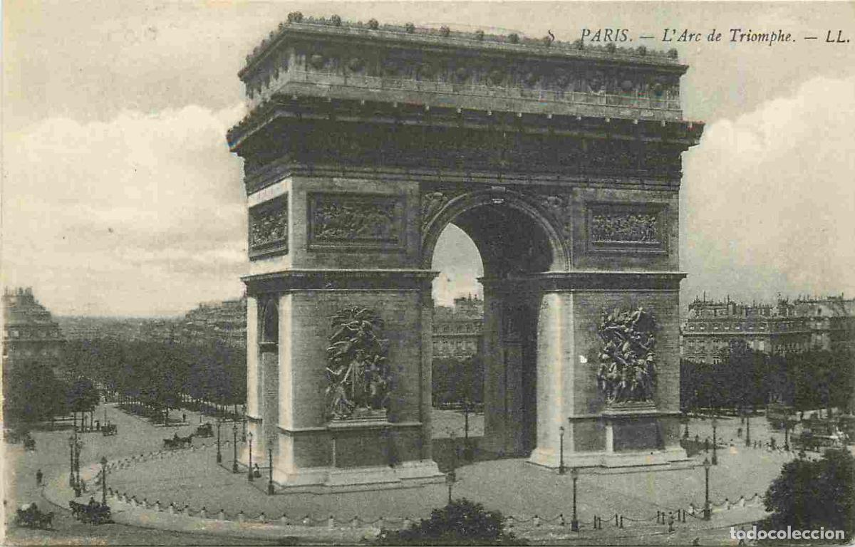 Cartes Postales: 75 - Paris - Arc de Triomphe - CPA - Oblit&eacute;ration de 1915 - Voir Scans Recto-Verso