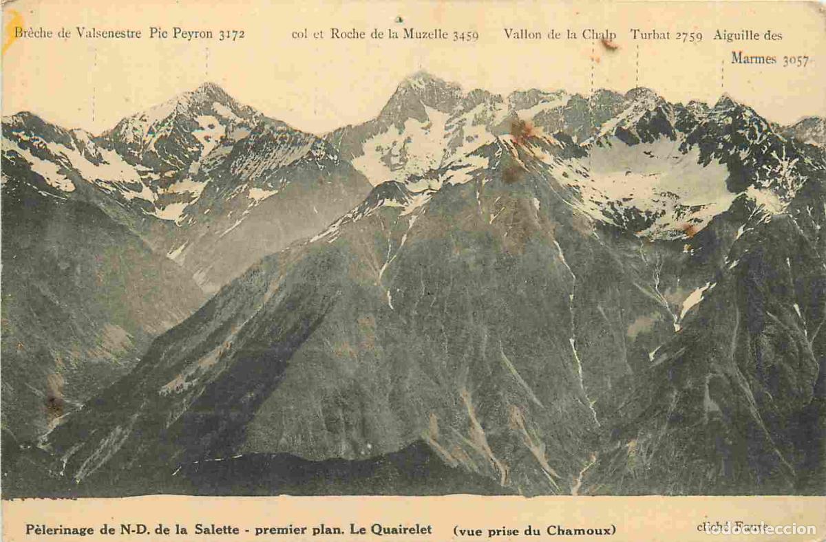 Cartes Postales: 38 - La Salette - P&egrave;lerinage Notre-Dame de la Salette - Premier plan le Quairelet - CPA - Voir Scans