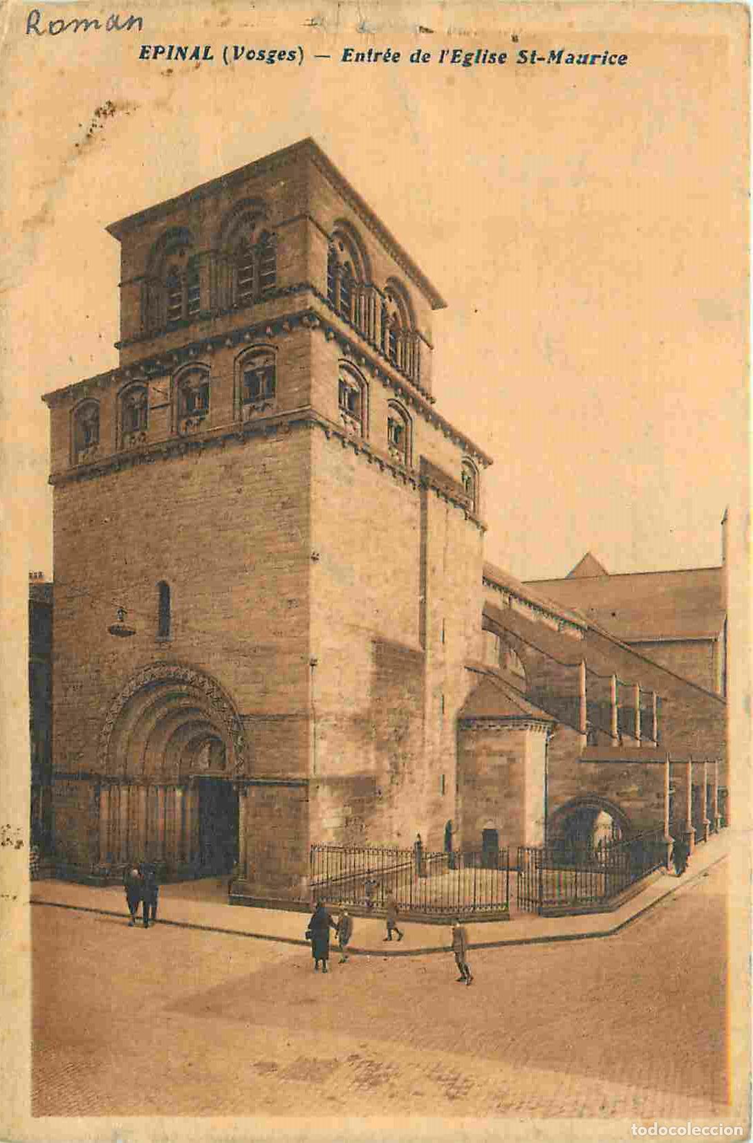 Cartes Postales: 88 - Epinal - Entr&eacute;e de l'Eglise Saint Maurice - CPA - Voir Scans Recto-Verso