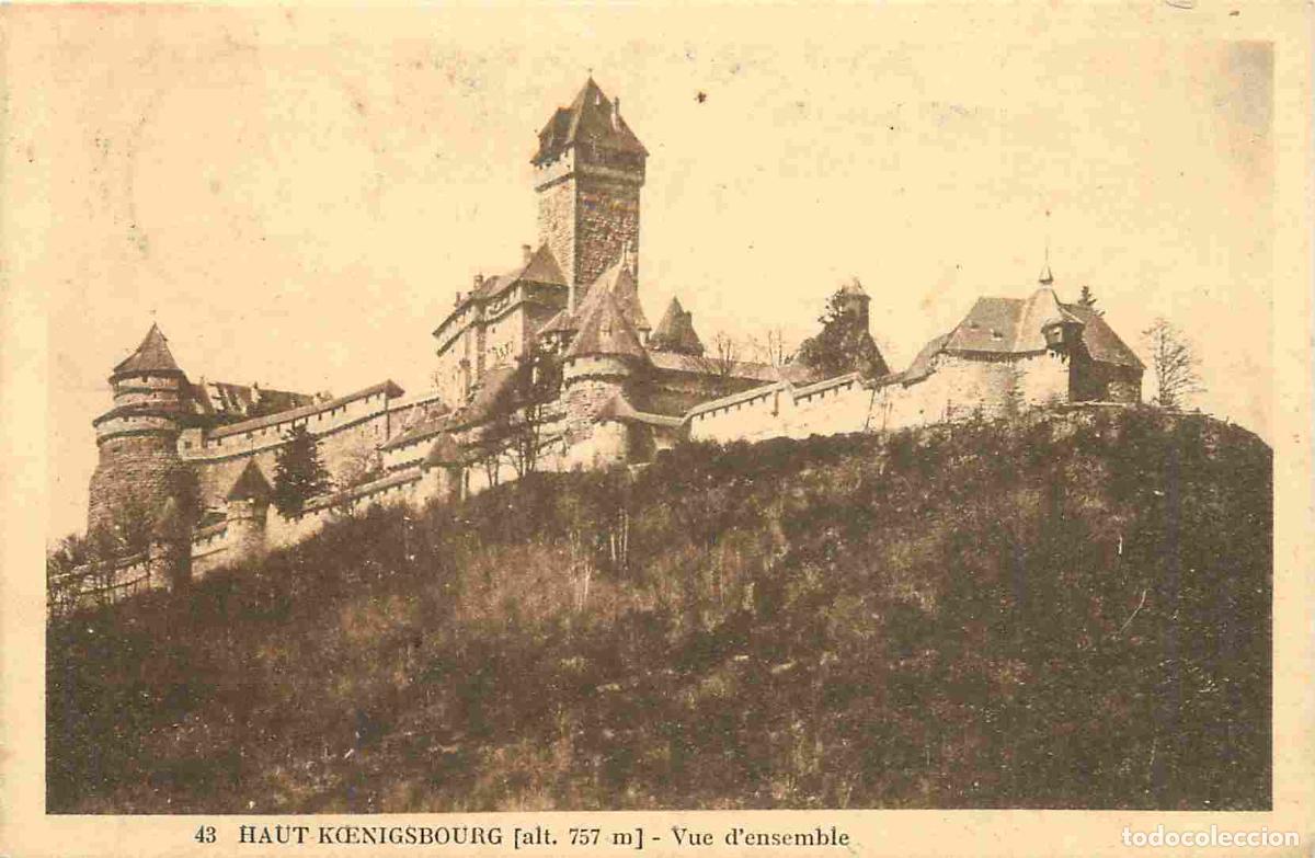 Cartes Postales: 67 - Haut-Koenigsbourg - Vue d'ensemble - CPA - Oblit&eacute;ration de 1928 - Voir Scans Recto-Verso