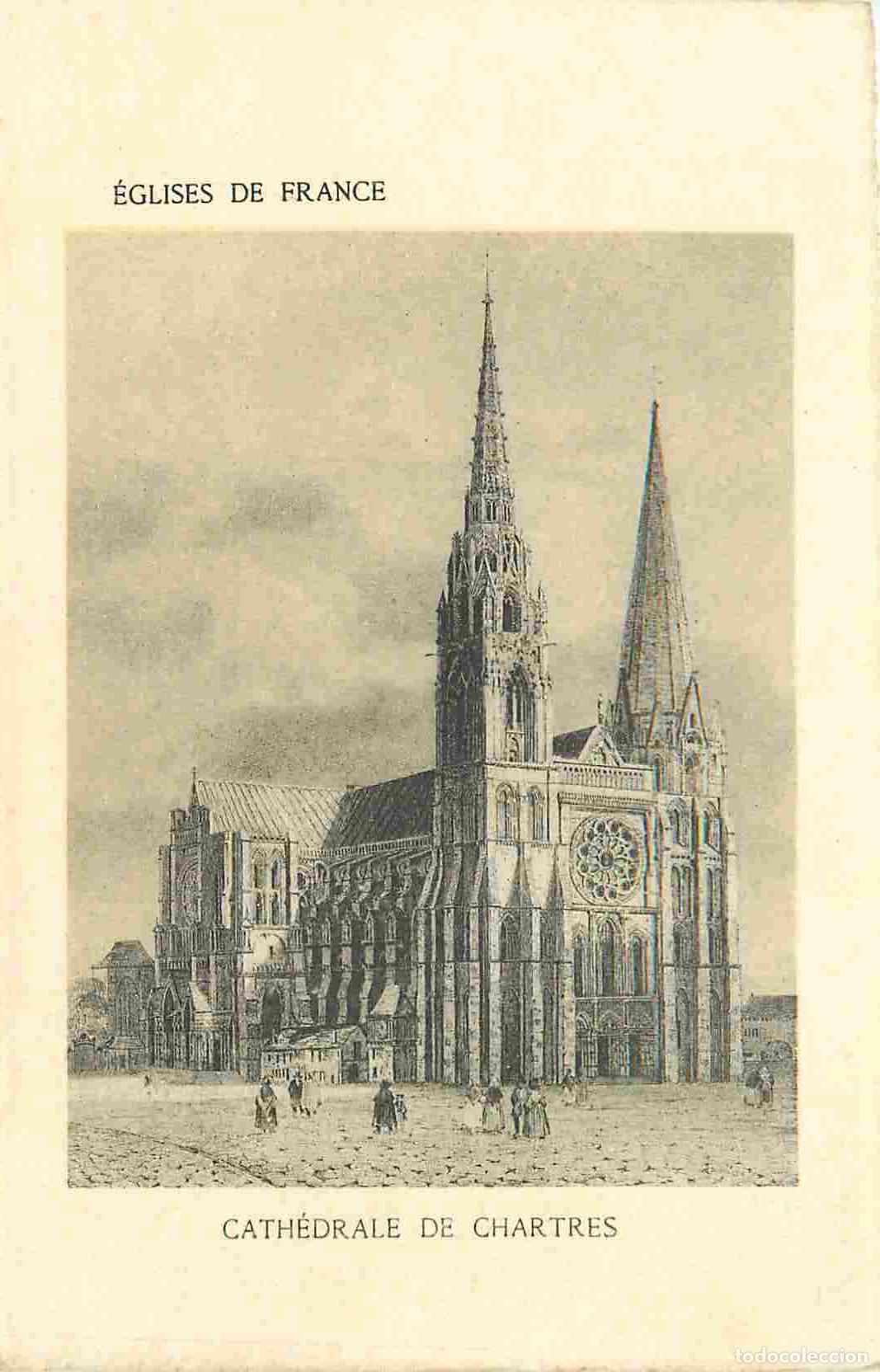 Cartes Postales: 28 - Chartres - La Cath&eacute;drale - Art Gravure - CPA - Voir Scans Recto-Verso