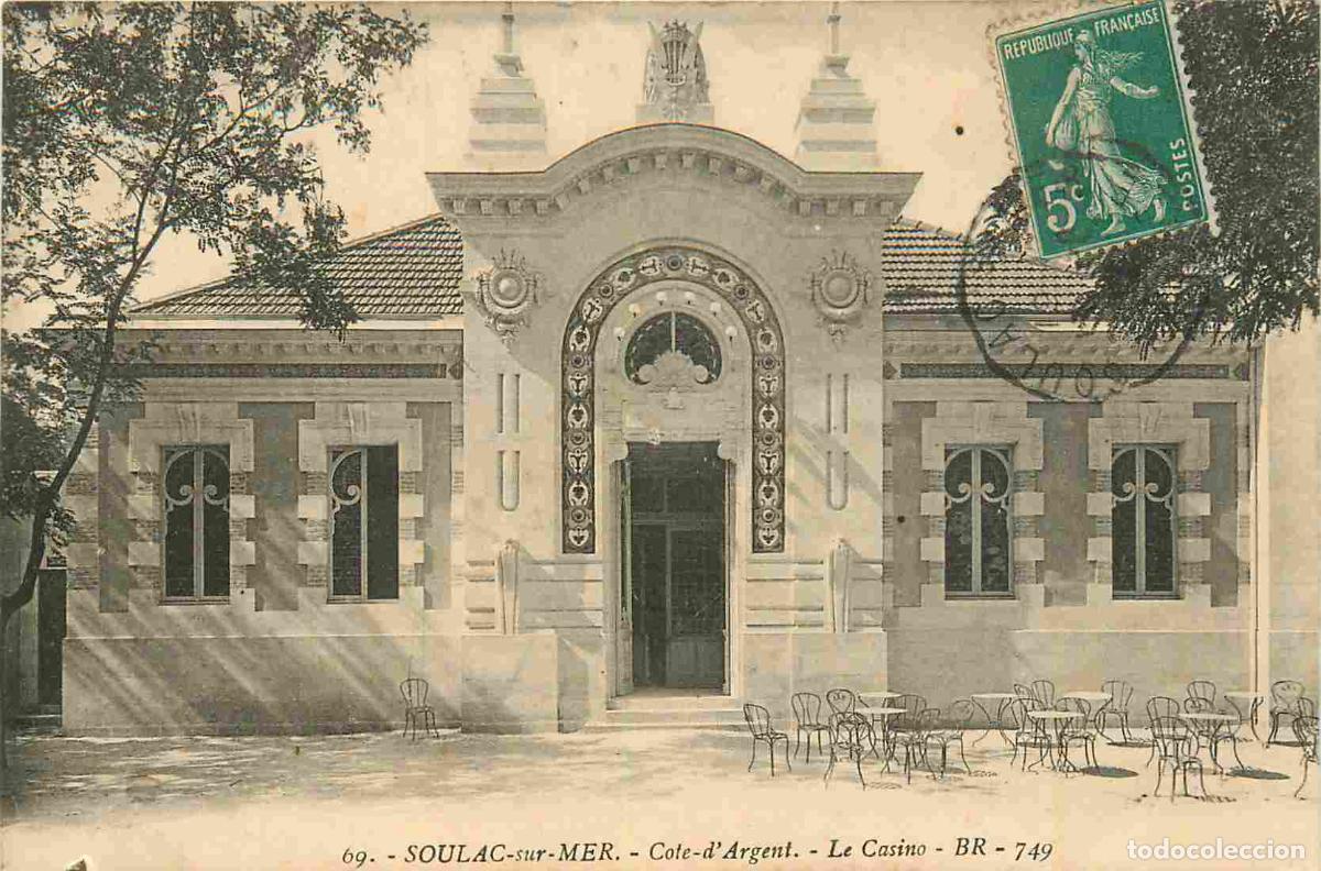 Cartes Postales: 33 - Soulac-sur-Mer - Le casino - CPA - Oblit&eacute;ration - Voir Scans Recto-Verso