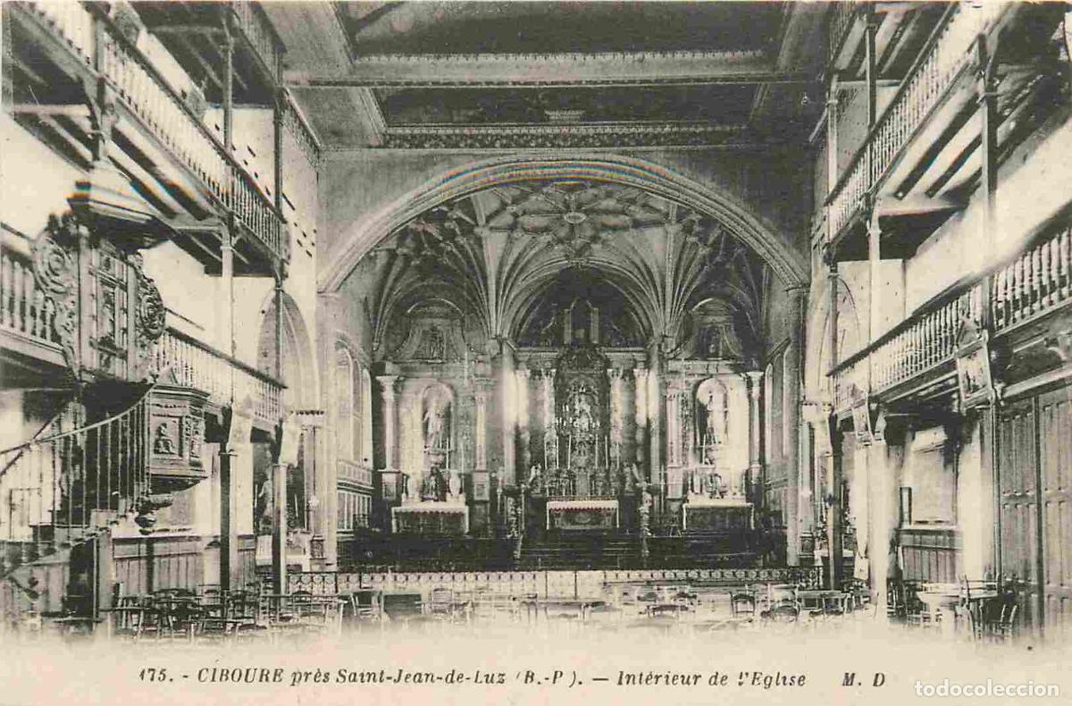 Postais: 64 - Ciboure - int&eacute;rieur de l'Eglise - CPA - Voir Scans Recto-Verso