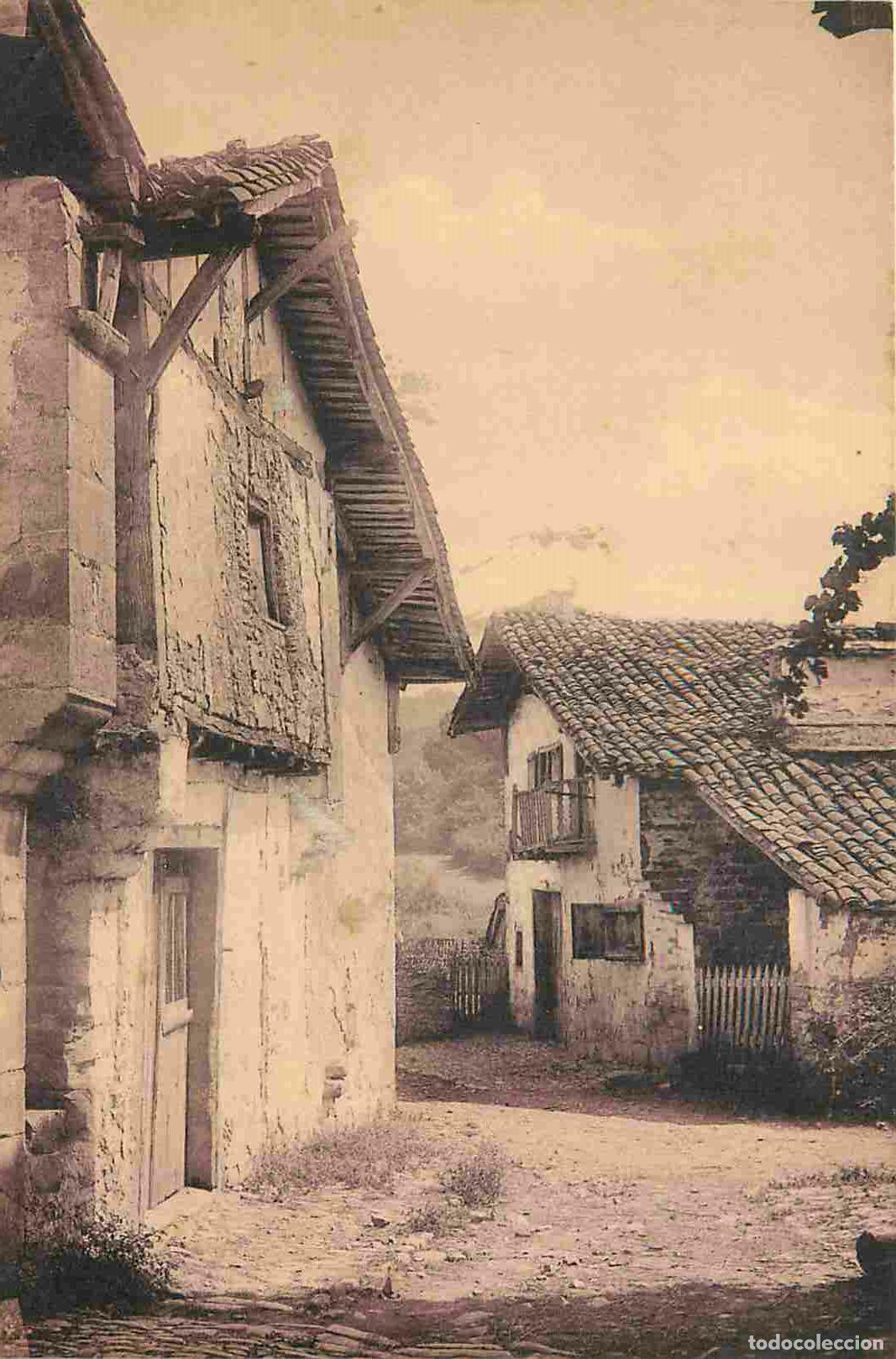 Postkarten: 64 - Saint Palais - Vieilles maisons Basques aux environs de Saint-Palais - CPA - Oblit&eacute;ration de 19