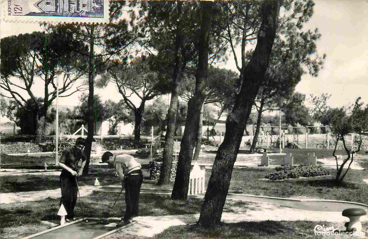Postkarten: 33 - La Hume - Le Golf miniature - Anim&eacute;e - Mention Photographie V&eacute;ritable - Carte Dentel&eacute;e - CPSM f