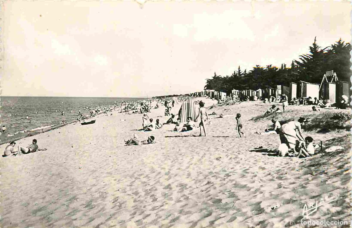 Postkarten: 17 - Ile d'Ol&eacute;ron - La Br&eacute;e - sa belle plage - Anim&eacute;e - Mention Photographie V&eacute;ritable - Carte Dente