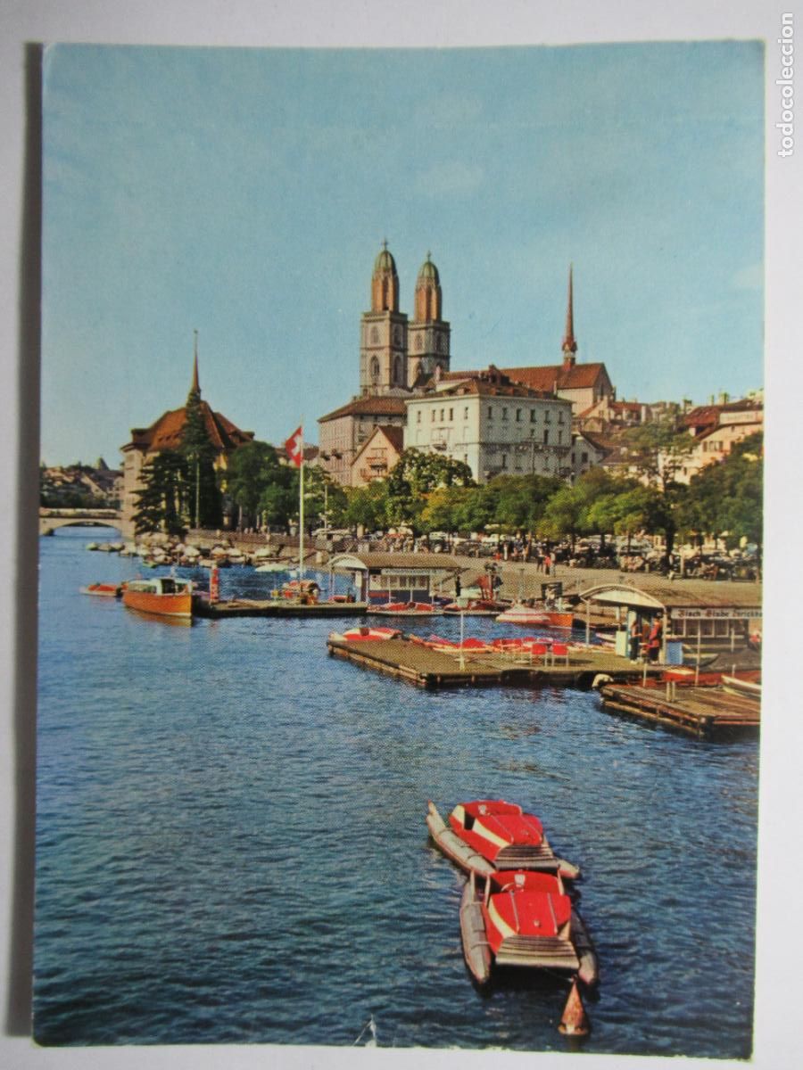 Postales: Z&uuml;rich - Puerto - Circulada - Foto 1