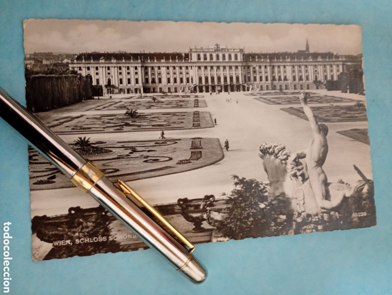 Postales: POSTAL VINTAGE VIENA WIEN PALACIO DE SCH&Ouml;NBRUNN SCHLOSS AUSTRIA B/N CIRCULADA - ED. TAG R1450
