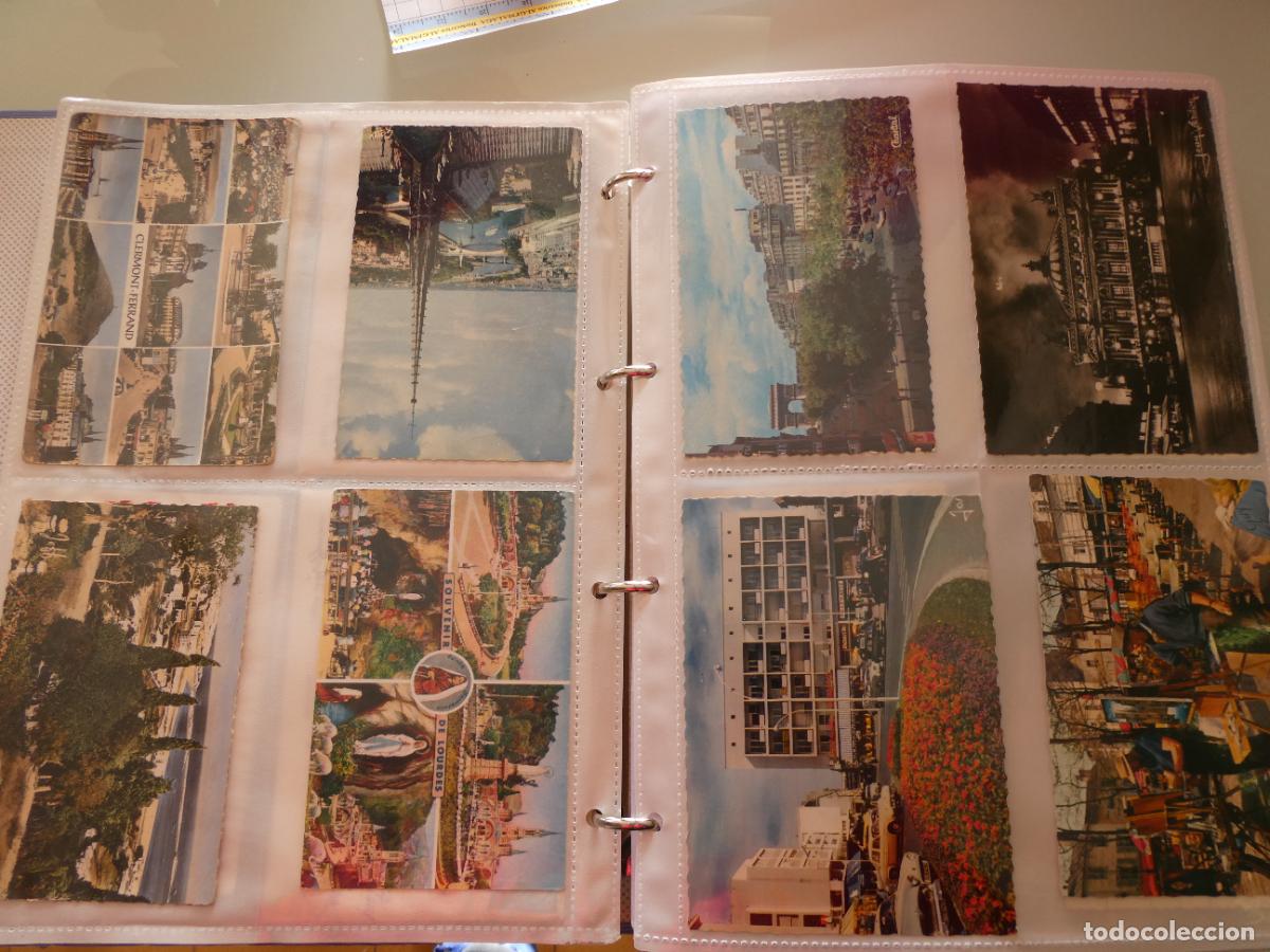 Cartes Postales: &Aacute;LBUM CON 270 POSTALES DE FRANCIA DESDE A&Ntilde;OS 50. PARIS, COSTA AZUL, PAIS VASCO, LANDAS. 2,3KG