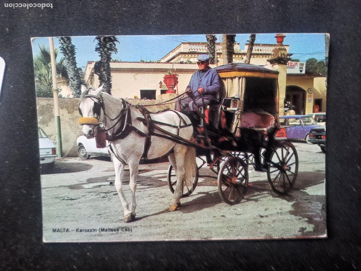 Postales: Malta, carruaje, carro - Foto 1