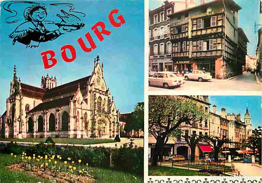 Postais: Francia - 01 - Bourg en Bresse - Multivues - Automobiles - CPM - Voir Scans Recto-Verso