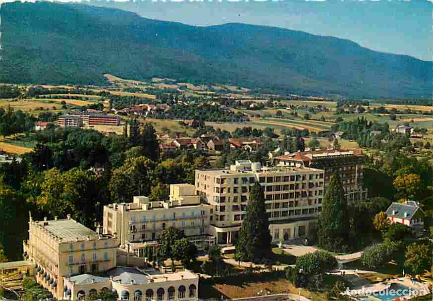 Cartoline: Francia - 01 - Divonne les Bains - Le Casino - Les Grands Hotels - Vue a&eacute;rienne - Flamme Postale - C