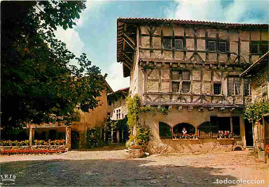 Postales: Francia - 01 - P&eacute;rouges - Cit&eacute; M&eacute;di&eacute;vale - Ostellerie - Maison historique du 13e si&egrave;cle - La Rue du