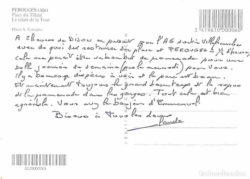 Postales: Francia - 01 - P&eacute;rouges - Cit&eacute; M&eacute;di&eacute;vale - La Place du Tilleul - Le Relais de la Tour - Fleurs - CPM - Foto 2