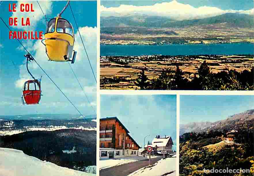 Postkarten: Francia - 01 - Le Col de la Faucille - Multivues - T&eacute;l&eacute;cabines - CPM - Voir Scans Recto-Verso