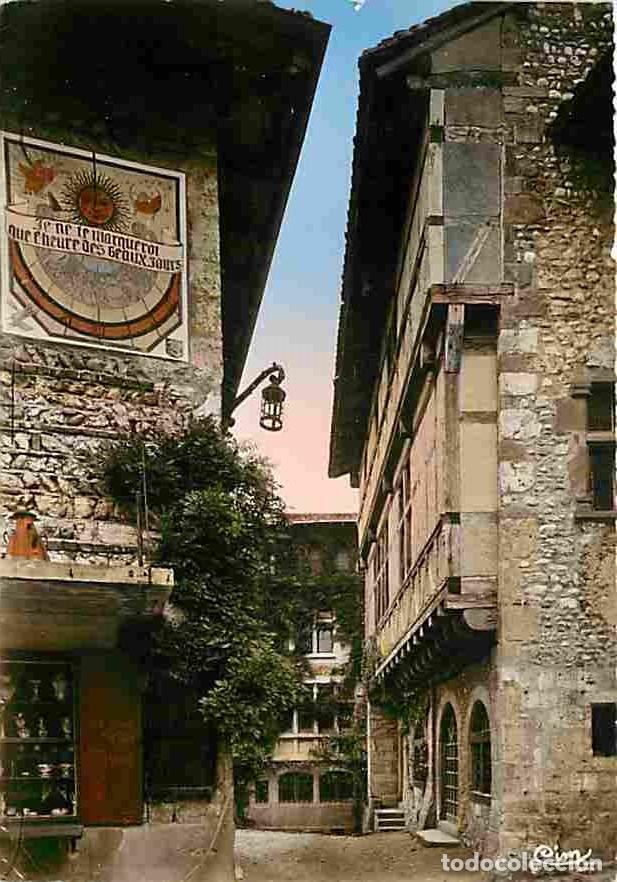 Postkarten: Francia - 01 - P&eacute;rouges - Cit&eacute; M&eacute;di&eacute;vale - Le Cadran Solaire - Maison de Madame de Villeneuve - Au f