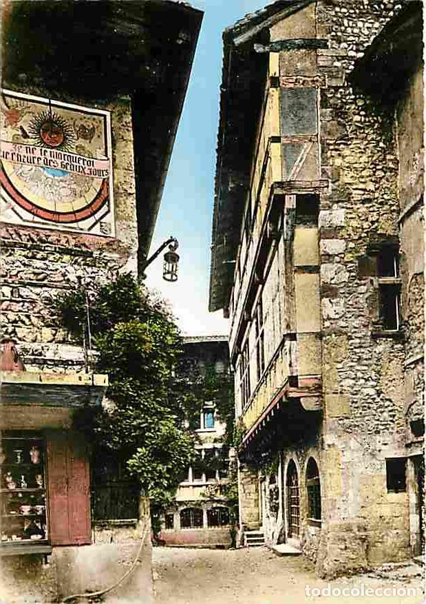 Postkarten: Francia - 01 - P&eacute;rouges - Cit&eacute; M&eacute;di&eacute;vale - Le Cadran Solaire - Maison de Madame de Villeneuve - Au f