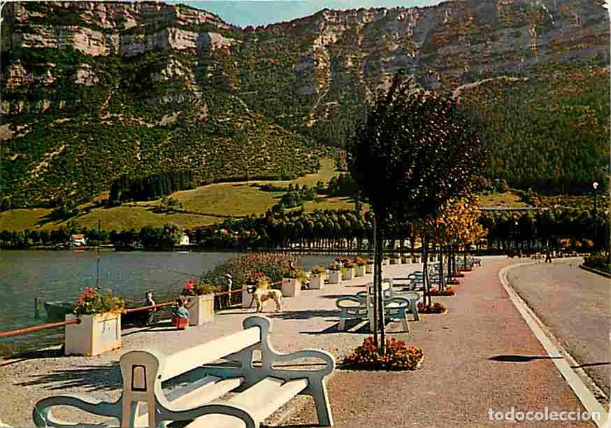 Postkarten: Francia - 01 - Nantua - La promenade au bord du Lac de Nantua - CPM - Voir Scans Recto-Verso