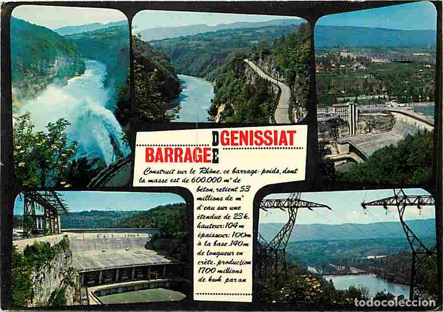 Postkarten: Francia - 01 - Genissiat - Le Barrage - Multivues - Carte Neuve - CPM - Voir Scans Recto-Verso