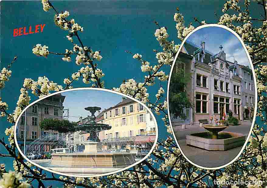 Postkarten: Francia - 01 - Belley - Multivues - Automobiles - Fontaine - Carte Neuve - CPM - Voir Scans Recto-Ve