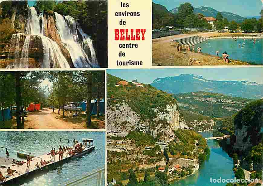 Postkarten: Francia - 01 - Belley - Multivues - Cascade de Glandieu - CPM - Voir Scans Recto-Verso